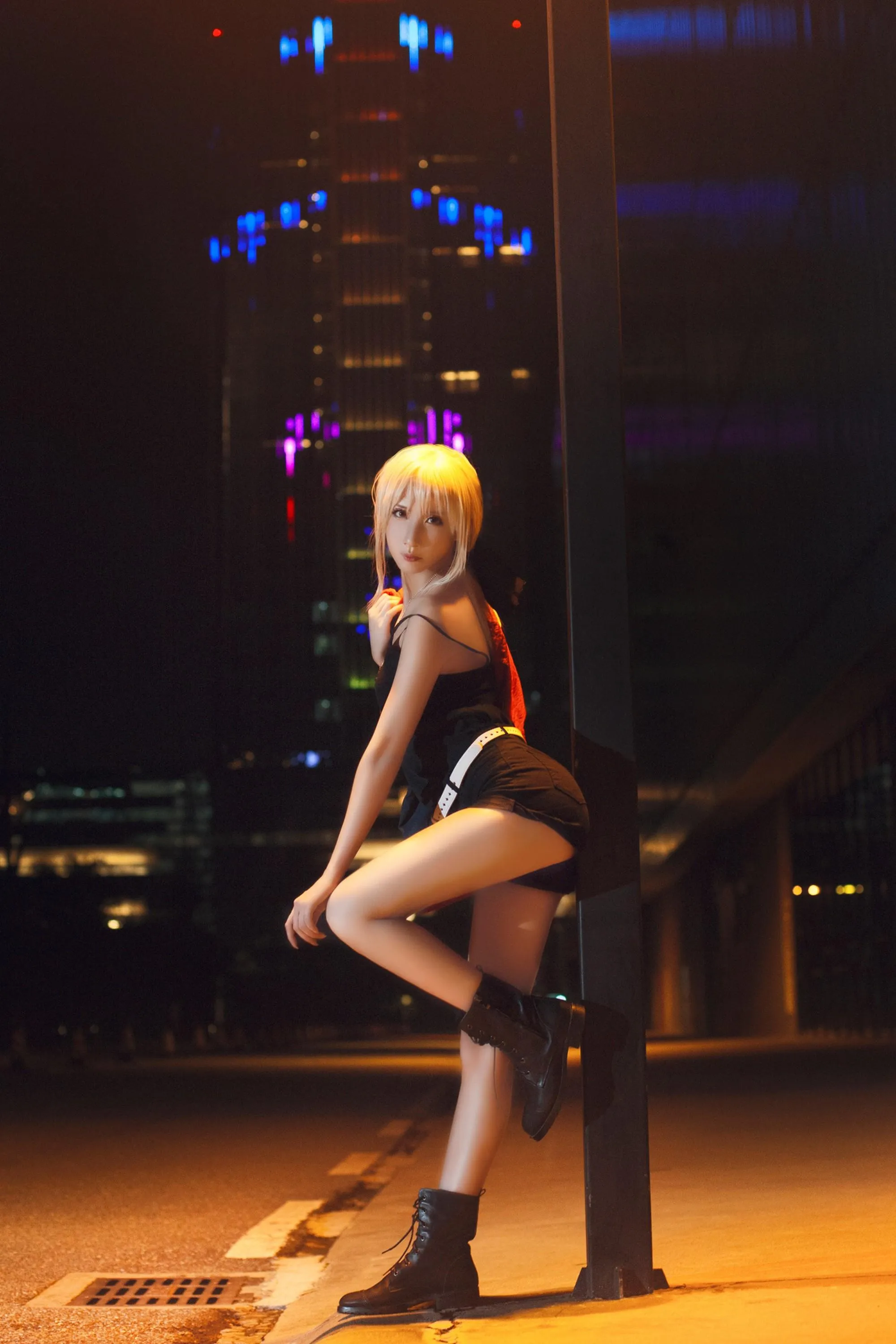 半半子 – NO.42 黑贞4 [34P]插图6